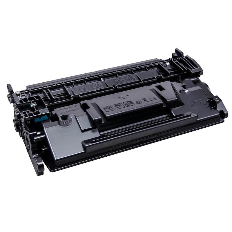 HP Toner 26X Schwarz Doppelpack, zwei Druckertoner für hohe Reichweite, auf einem weißen Hintergrund.