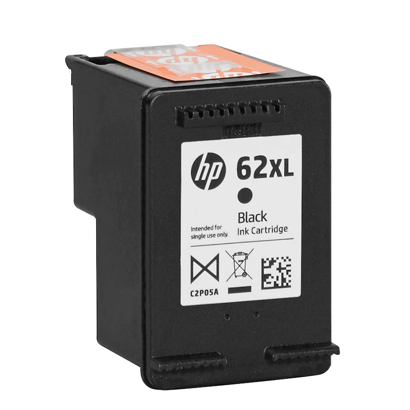 HP Tintenpatrone 62XL Schwarz – Original High-Yield Tinte (C2P05AE) – Produktbild 3