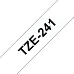 Brother Schriftbandkassette P-touch 18 mm x 8 m (B x L) TZe-241 - Wiepa Bürofachpartner