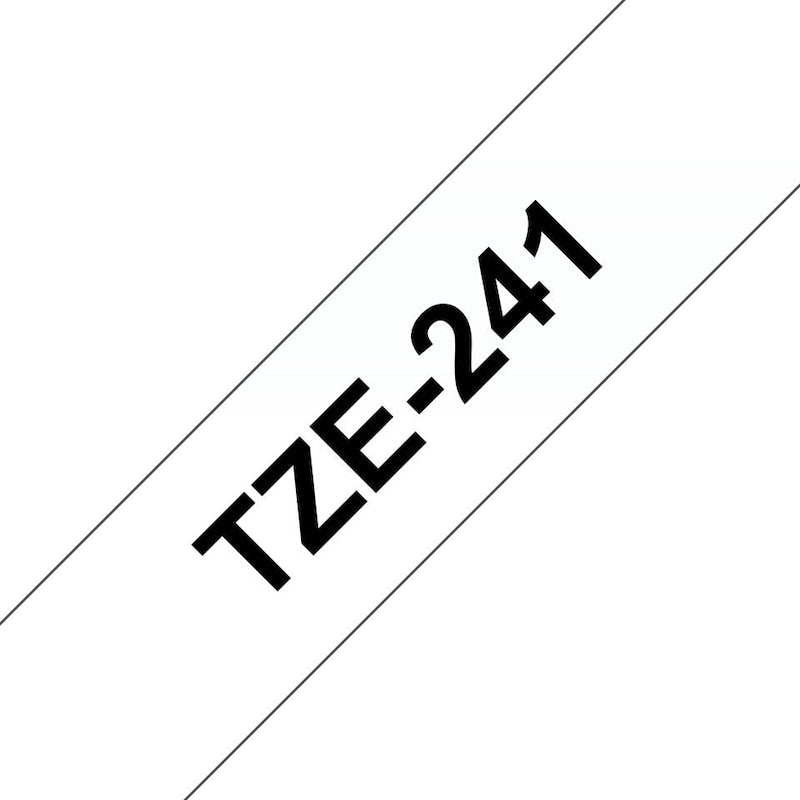 Brother Schriftbandkassette P-touch 18 mm x 8 m (B x L) TZe-241 - Wiepa Bürofachpartner