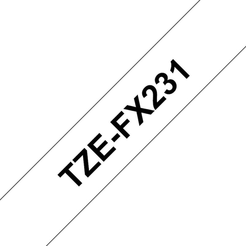 Brother TZe-FX231 Flexi-Tape – Die spezialisierte Lösung für Kabel und Rohre (12 mm) – Produktbild 4