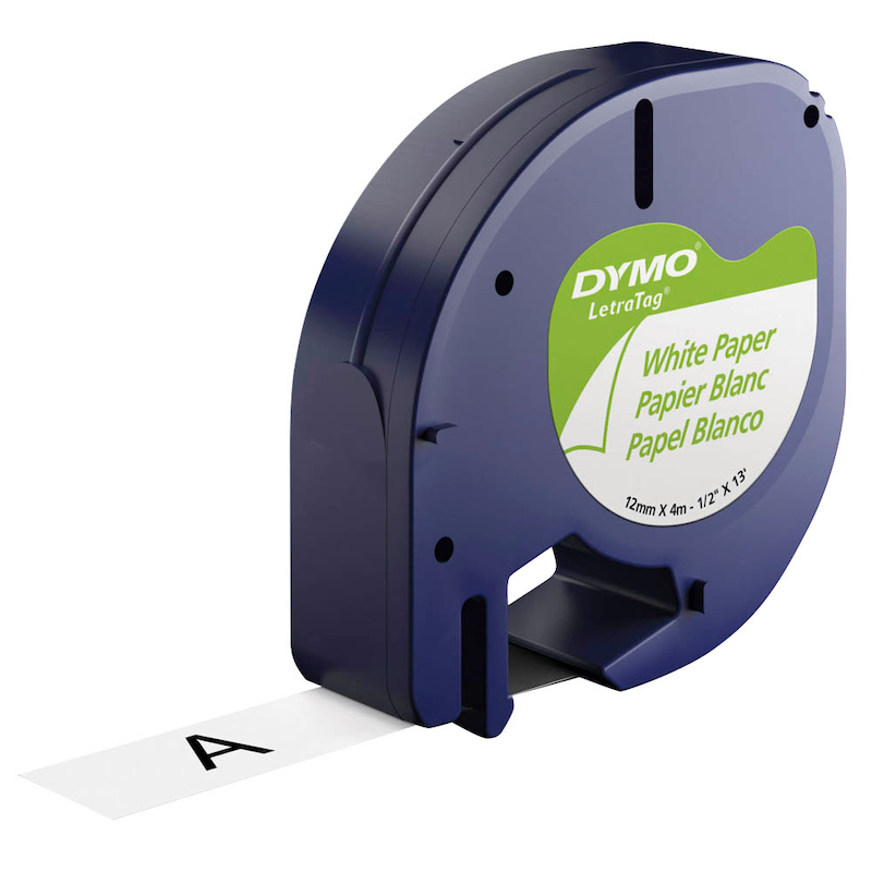 DYMO® LetraTag® Schriftbandkassette (12 mm) – Die nachhaltige Lösung – Produktbild 4