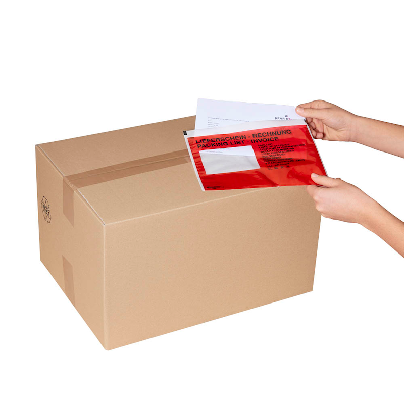 Dokumententaschen DIN C5 „Lieferschein-Rechnung“ – 250er-Pack - Wiepa Bürofachpartner
