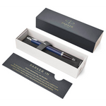 PARKER Kugelschreiber IM Matte Blue – Zeitlose Eleganz für höchste Schreibansprüche – Produktbild 3