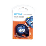 DYMO LetraTag Schriftband 91221 – 12 mm, Schwarz auf Weiß - Wiepa Bürofachpartner