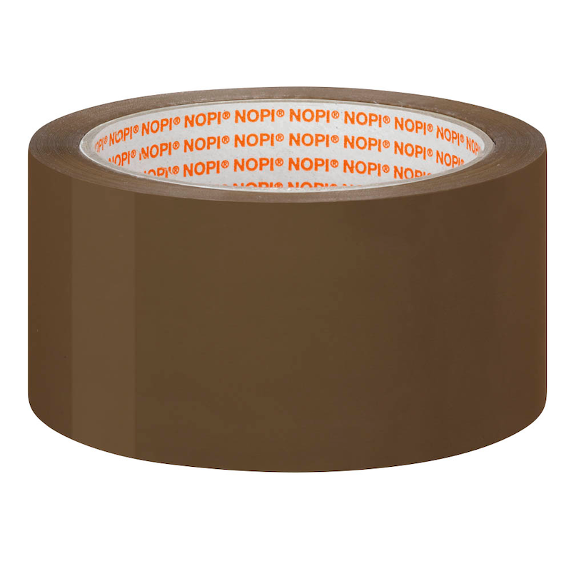NOPI® Packband Universal – 50 mm x 66 m - transparent oder braun - Wiepa Bürofachpartner