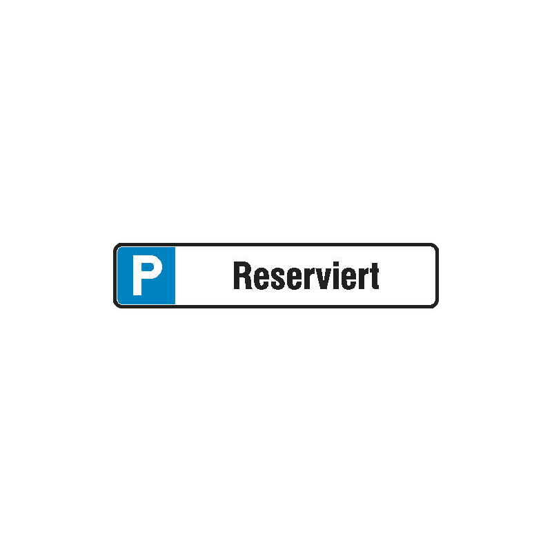 SafetyMarking Parkplatzschild Set mit Einschlagpfosten