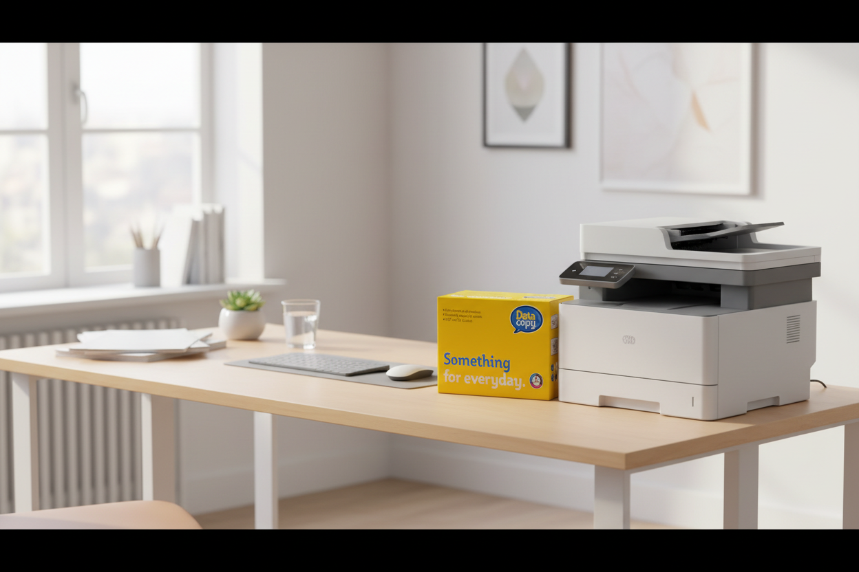 Data Copy Kopierpapier „Everyday Printing“ DIN A4, 80 g/m², 10.000 Blatt, weiße Papierstapel für Druck- und Kopiervorgänge