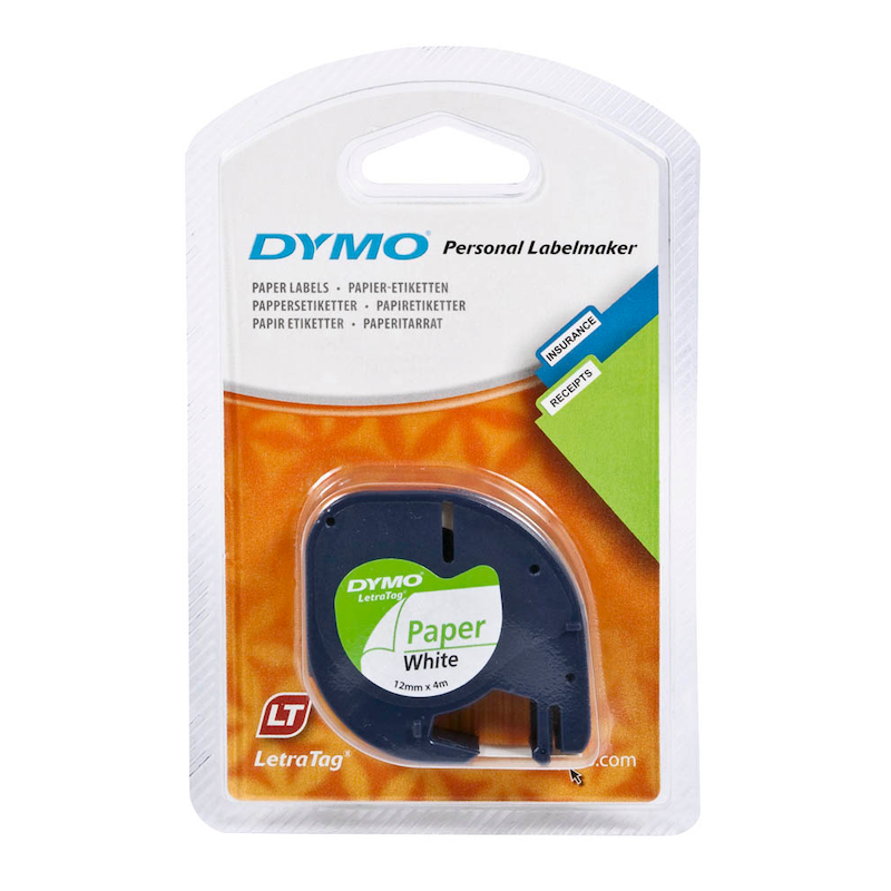 DYMO® LetraTag® Schriftbandkassette (12 mm) – Die nachhaltige Lösung – Produktbild 3
