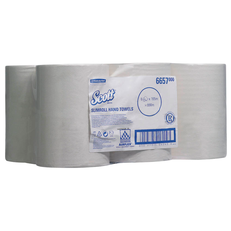 Scott® Handtuchrolle Slimroll™ weiß – Maximale Effizienz auf kleinstem Raum – Produktbild 3