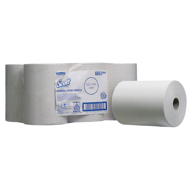 Scott® Handtuchrolle Slimroll™ weiß – Maximale Effizienz auf kleinstem Raum – Produktbild 4