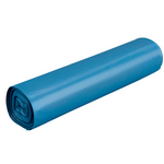 Müllsack 120 Liter – Blau, Extra Stark (70 µm), 15 Stück - Wiepa Bürofachpartner