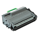 Original schwarzer Brother Toner TN-3512 für Drucker, zeigt den Tonerbehälter in der Verpackung.