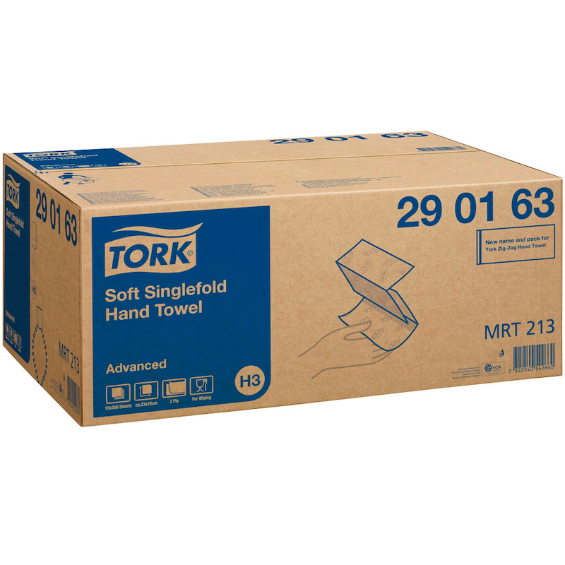TORK H3 Papierhandtücher 290163 – Advanced Soft (3.750 Tücher) - Wiepa Bürofachpartner