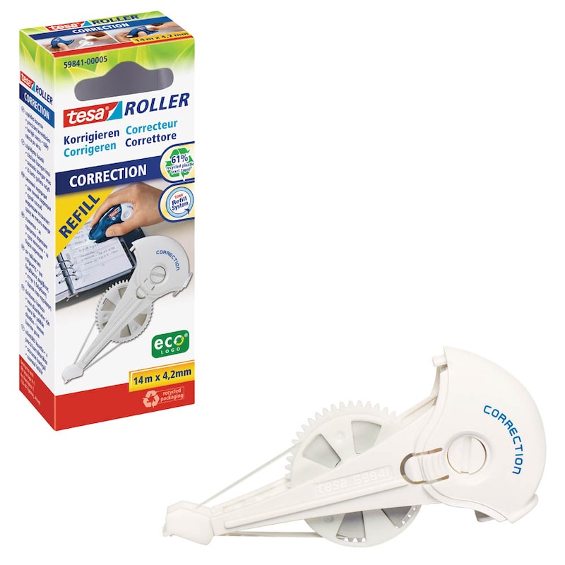 tesa® Nachfüllkassette 4,2 mm x 14 m  – Die nachhaltige Lösung - Wiepa Bürofachpartner