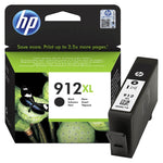 Original HP Tintenpatrone 912XL Schwarz (3YL84AE) für HP Drucker, hochwertige Tintenpatrone mit schwarzer Farbe, Nahaufnahme