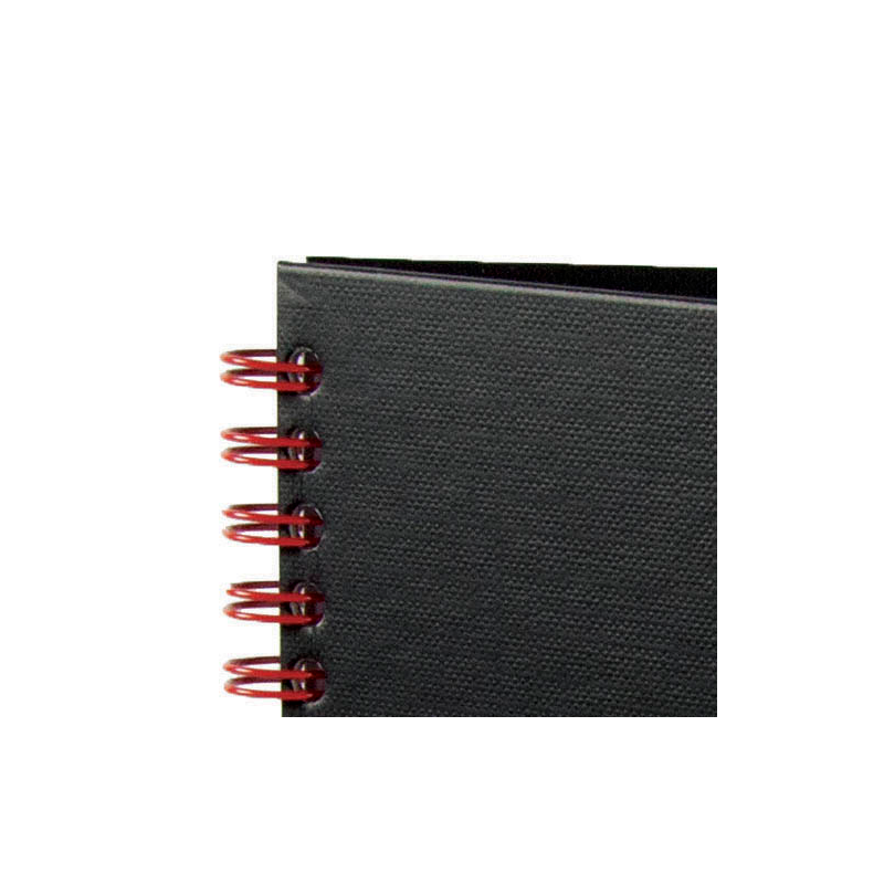 Oxford Black n’ Red Spiralbuch DIN A4 kariert, 70 Blatt