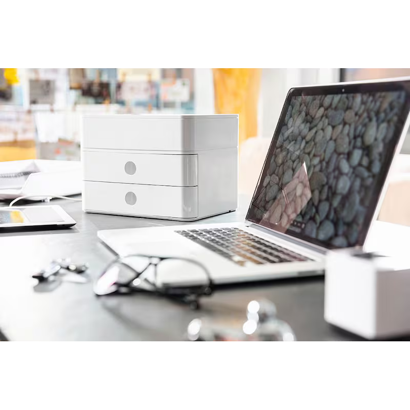 HAN SMART-BOX PLUS ALLISON Schubladenbox DIN A5 mit 2 Schubladen und Utensilienbox