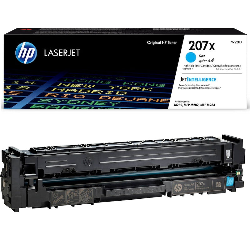 HP Toner 207X Cyan – High Yield Originaltoner (W2211X) - Wiepa Bürofachpartner