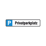 SafetyMarking Hinweisschild P Reserviert, 52 x 11 cm