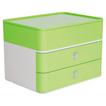 HAN SMART-BOX PLUS ALLISON Schubladenbox DIN A5 mit 2 Schubladen und Utensilienbox