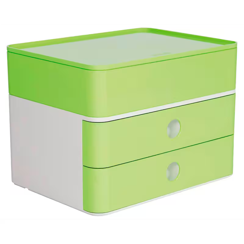 HAN SMART-BOX PLUS ALLISON Schubladenbox DIN A5 mit 2 Schubladen und Utensilienbox