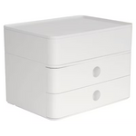 HAN SMART-BOX PLUS ALLISON Schubladenbox DIN A5 mit 2 Schubladen und Utensilienbox