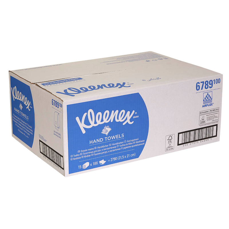 Kleenex® Papierhandtücher Ultra™ 21,5 x 21 cm (B x L) - Wiepa Bürofachpartner