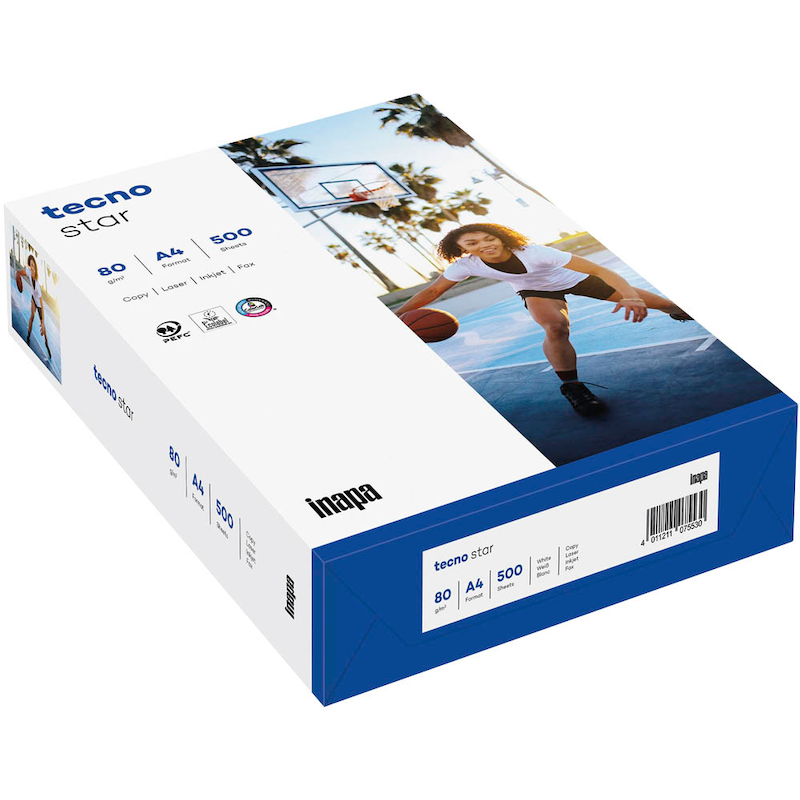 tecno star Kopierpapier – DIN A4 und DIN A3 - Wiepa Bürofachpartner