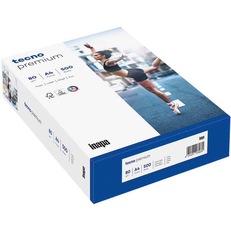 tecno Kopierpapier Premium - DIN A4 und DIN A3 - Wiepa Bürofachpartner