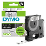 DYMO® Schriftbandkassette D1 - 12 mm x 7 m (B x L) Bandfarbe weiß - Wiepa Bürofachpartner