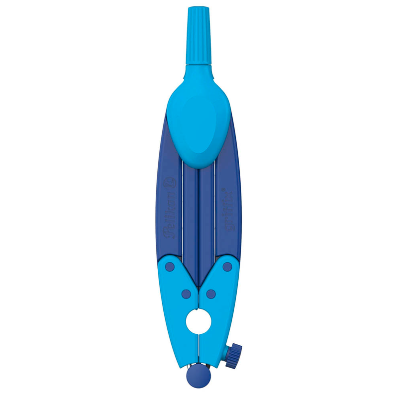 Pelikan Griffix Zirkel für Schüler, inklusive Anspitzer und Ersatzminen, ideal für die 4. Klasse, praktisches Zeichenwerkzeug