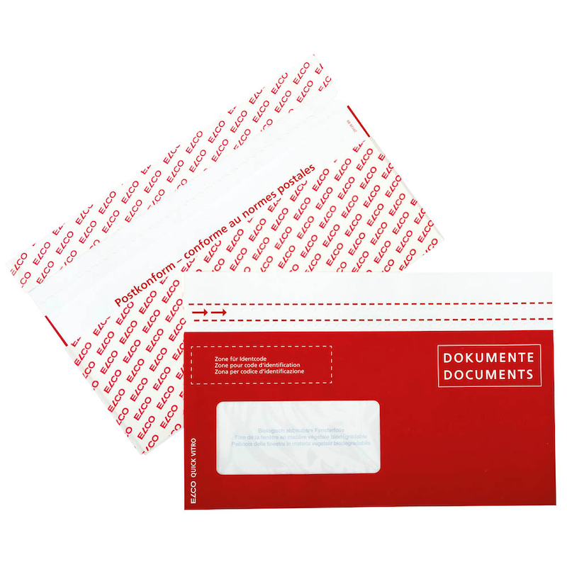 ELCO Lieferscheintaschen Quick Vitro DIN lang – Die 100 % nachhaltige Begleitpapiertasche