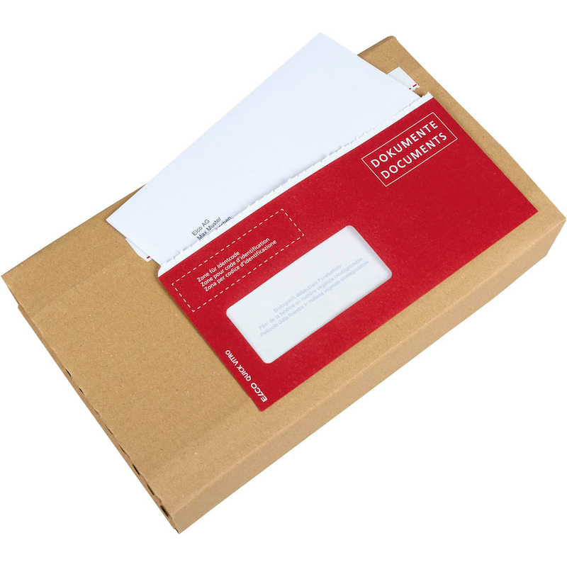 ELCO Lieferscheintaschen Quick Vitro DIN lang – Die 100 % nachhaltige Begleitpapiertasche