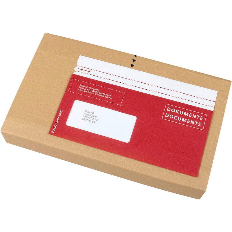 ELCO Lieferscheintaschen Quick Vitro DIN lang – Die 100 % nachhaltige Begleitpapiertasche