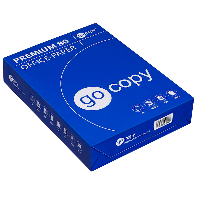 go copy Kopierpapier Premium 80 DIN A4 80 g/qm 500 Blatt - Wiepa Bürofachpartner