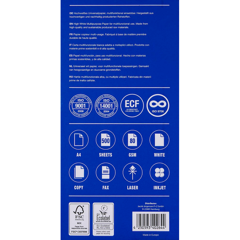 go copy Kopierpapier Premium 80 DIN A4 80 g/qm 500 Blatt - Wiepa Bürofachpartner