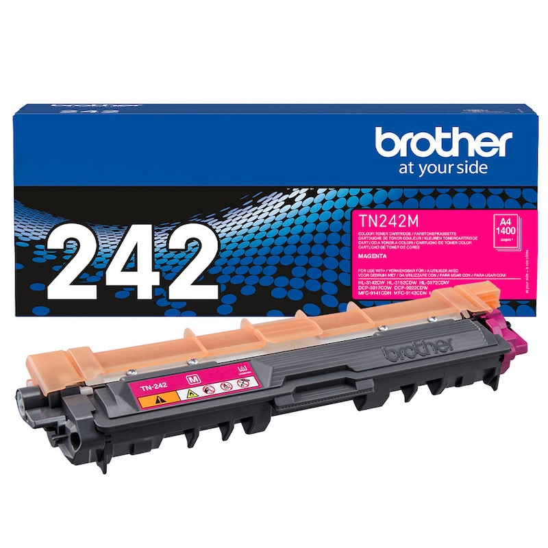 Brother Toner TN-242M Magenta – Perfektion in jedem Farbauftrag - Wiepa Bürofachpartner