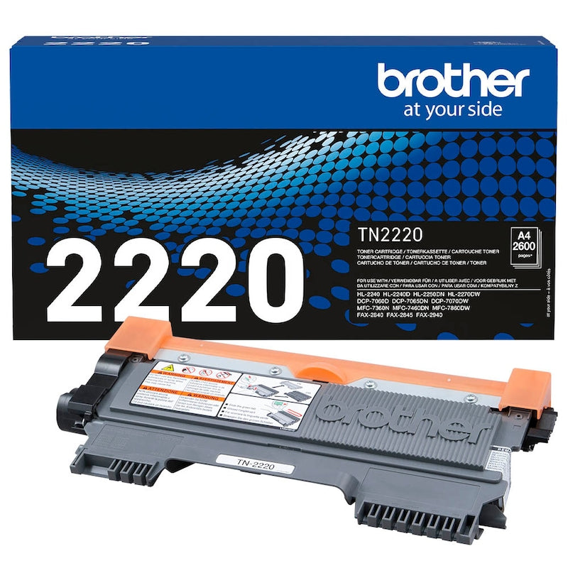 Brother TN-2220 Toner Schwarz – Original Brother Tonerkartusche - Wiepa Bürofachpartner