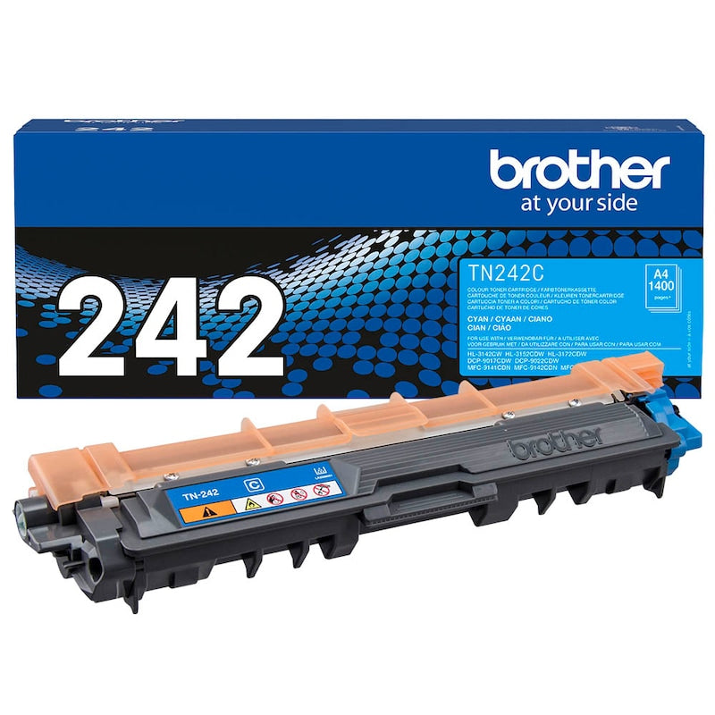 Brother Toner TN-242C Cyan – Brillante Farben für Ihre Präsentationen - Wiepa Bürofachpartner