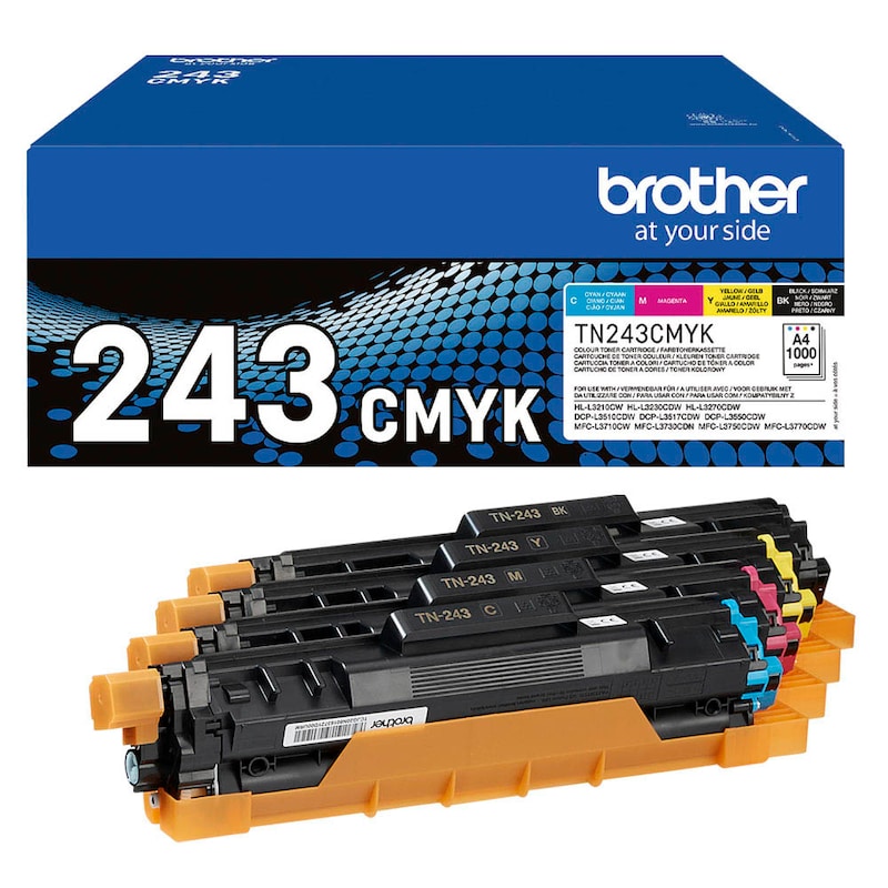 Brother Toner TN-243 schwarz, cyan, magenta, gelb - Wiepa Bürofachpartner