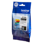 Brother LC-3219XL-BK Tintenpatrone in Schwarz, originales XL-Format, zeigt die Tintenpatrone mit schwarzem Gehäuse und Produktetikett