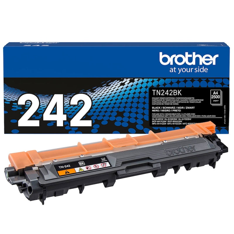 Brother Toner TN-242BK Schwarz – Original für messerscharfe Texte - Wiepa Bürofachpartner