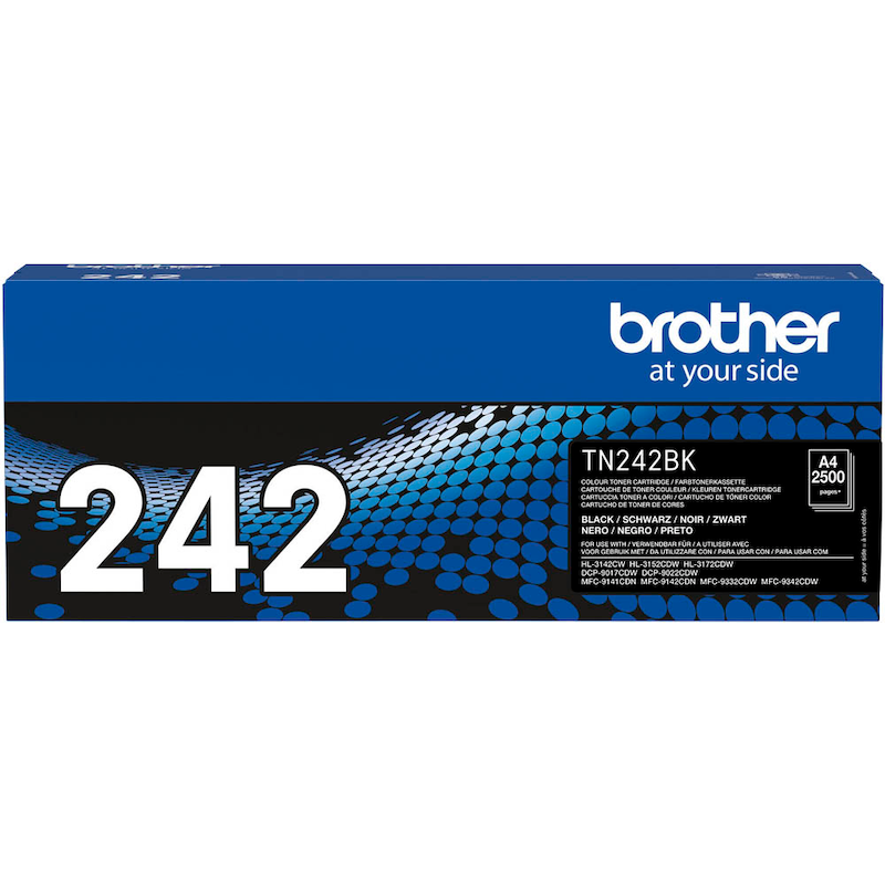 Brother Toner TN-242BK Schwarz – Original für messerscharfe Texte - Wiepa Bürofachpartner
