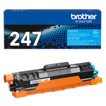 Brother Toner TN-247C Cyan – Original (ca. 2.300 Seiten) - Wiepa Bürofachpartner