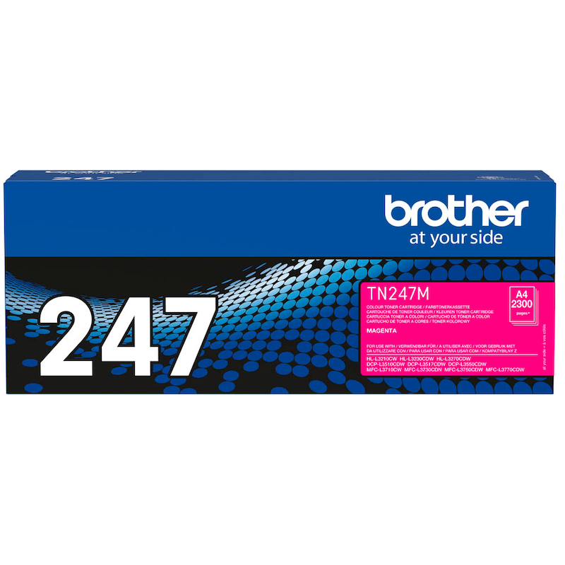 Brother Toner TN-247M Magenta – Original (ca. 2.300 Seiten) - Wiepa Bürofachpartner