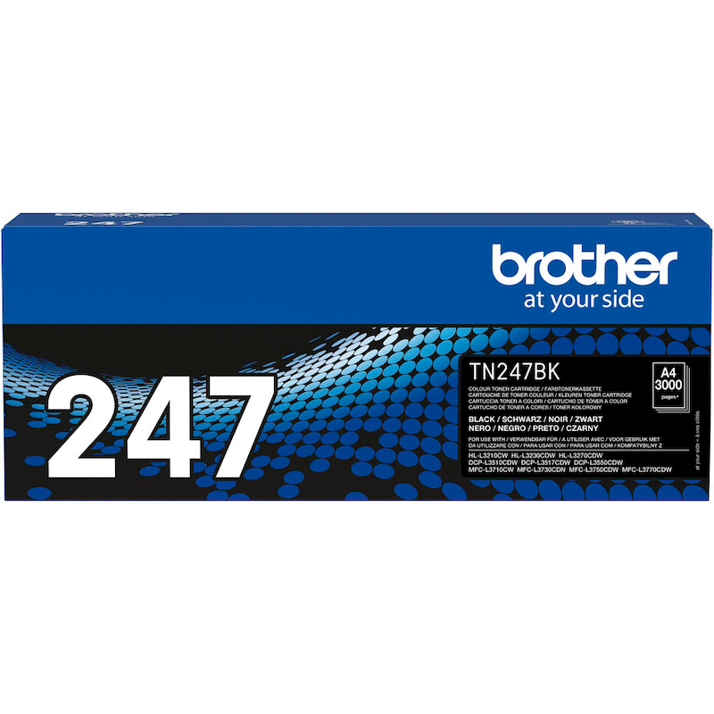 Brother Toner TN-247BK Schwarz – Original (ca. 3.000 Seiten) - Wiepa Bürofachpartner