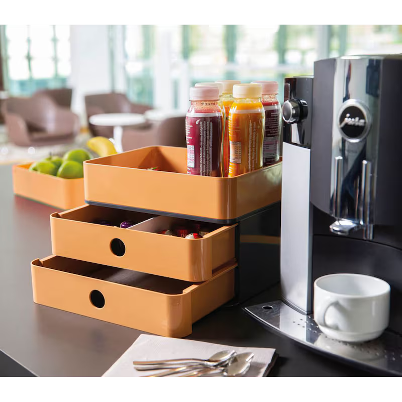 HAN SMART-BOX PLUS ALLISON Schubladenbox DIN A5 mit 2 Schubladen und Utensilienbox