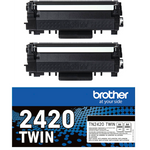Brother Toner TN-2420TWIN Schwarz – Originalqualität im effizienten Doppelpack - Wiepa Bürofachpartner