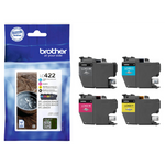 Brother Tintenpatronen LC-422VAL (4er-Set) – Zuverlässigkeit im kompakten Multipack